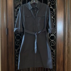 Shirt Dress, Removable Belt!